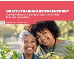 Gratis training voor iedereen die voor een naaste zorgt