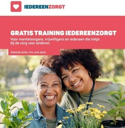 Gratis training voor iedereen die voor een naaste zorgt