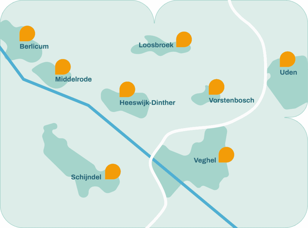 Laverhof verzorgingshuis nabij Uden met uitgebreide zorgfaciliteiten.